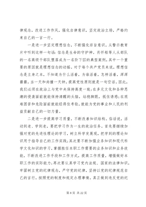 党员党性修养对照检查报告.docx