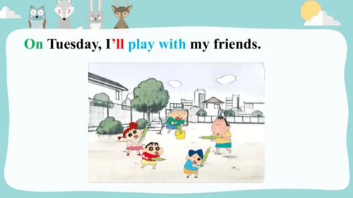 Module5Unit2 On Monday,I'll go swimming.课件(共35张PPT