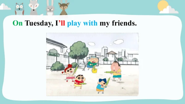 Module5Unit2 On Monday,I'll go swimming.课件(共35张PPT
