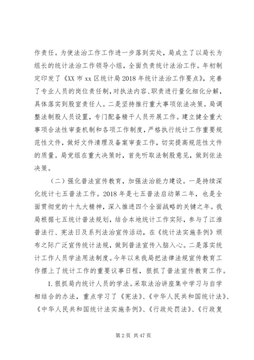 统计局XX年工作总结及XX年工作计划锦集.docx