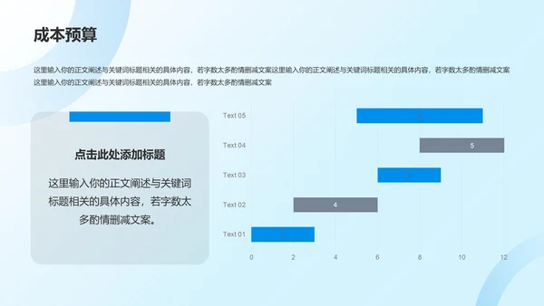 蓝色渐变航空公司商业计划书PPT