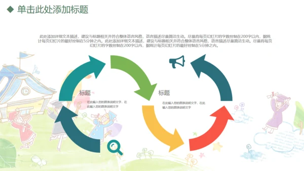 儿童小学早教幼儿教师说课通用PPT课件