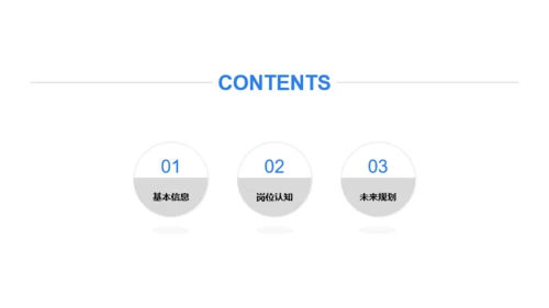 蓝色互联网岗位竞聘个人简历PPT案例