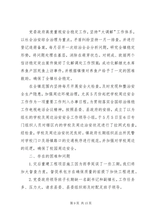 乡镇委工作总结及某年工作计划.docx