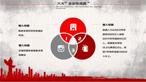 脱贫攻坚座谈会教学讲座通用PPT课件