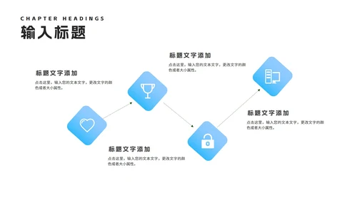 蓝色渐变几何风毕业论文答辩汇报演讲PPT模板