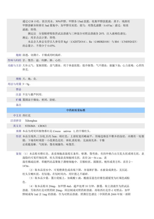 43种进口中药材质量标准(原件).docx