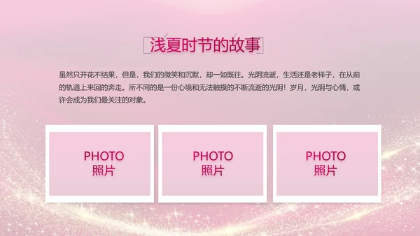 生日快乐生日派对纪念册电子相册动态PPT