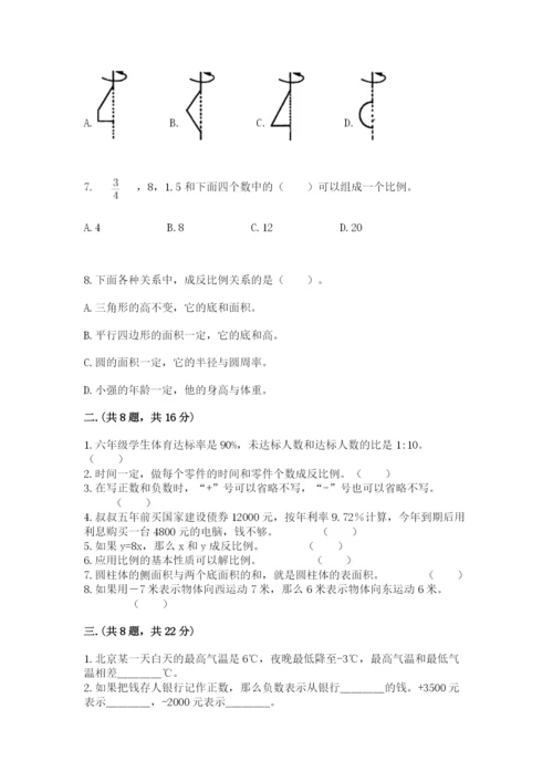 西师大版小升初数学模拟试卷（真题汇编）.docx