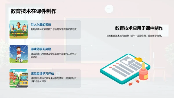 提升教学课件互动性PPT模板