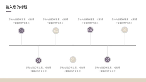 紫色极简主义转正述职报告PPT模板