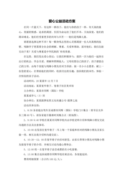 爱心公益活动方案.docx