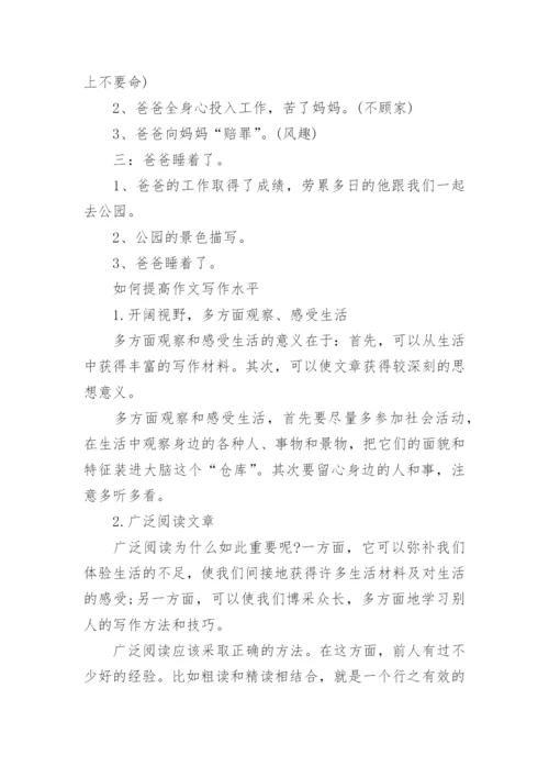 小学作文提纲怎么写_小学作文提纲格式范文.docx