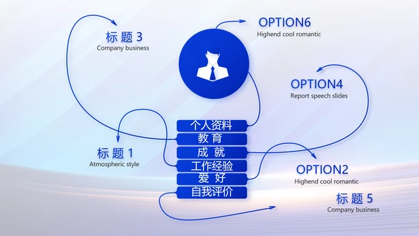 蓝色大气项目进度汇报介绍工作总结PPT