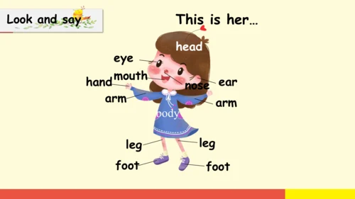 Module 10 Unit 2 Point to her nose   课件(共33张PPT)