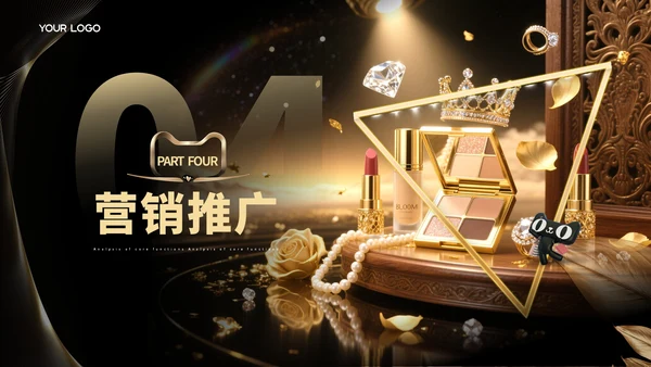 黑金色618商务风宣传策划ppt
