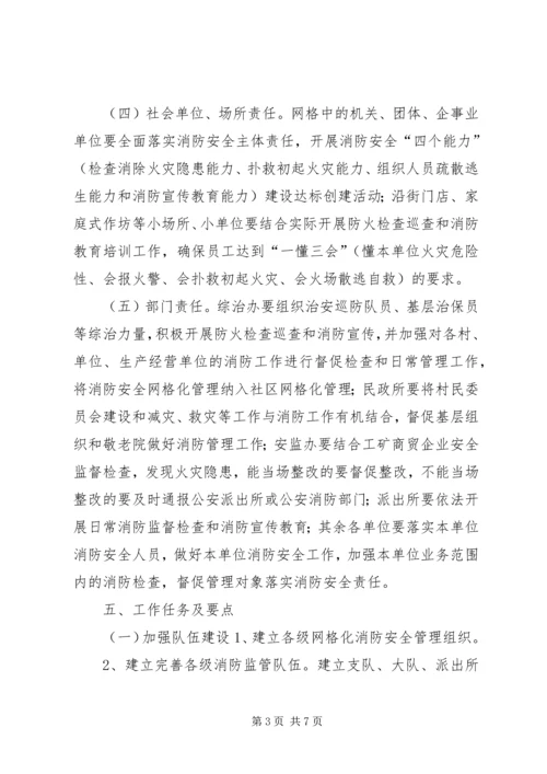 乡镇消防安全网格化管理方案.docx