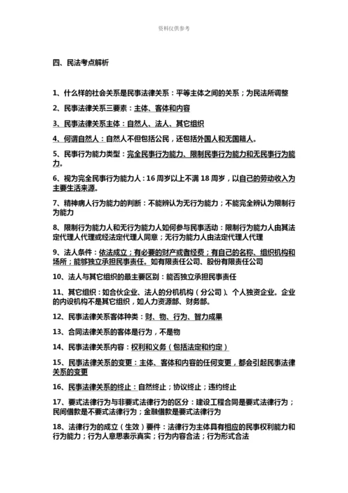 二级建造师工程法规考试重点建设工程法律制度.docx