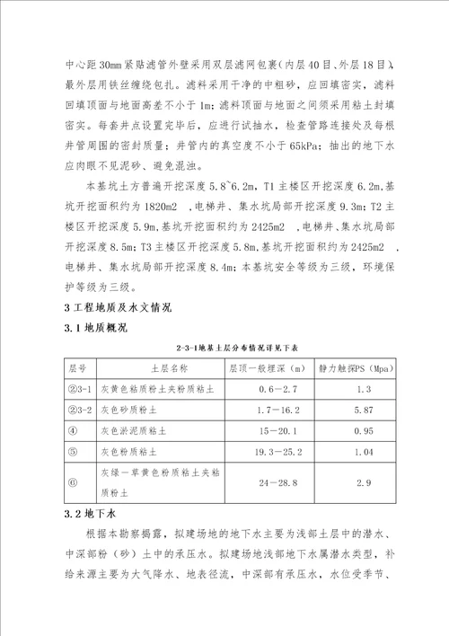 深基坑支护开挖及降水施工方案105页