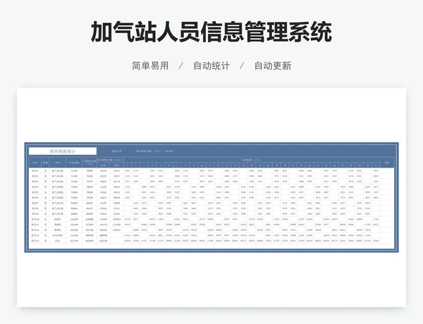 加气站人员信息管理系统