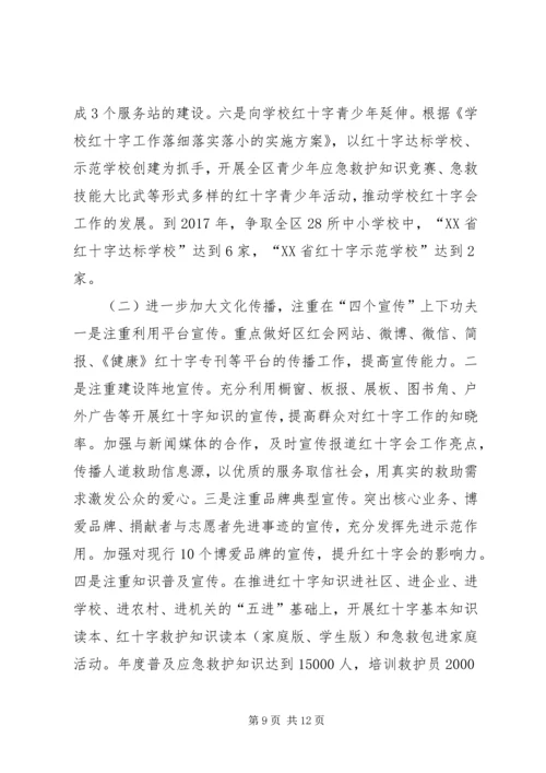 红十字会年度工作总结及工作计划.docx