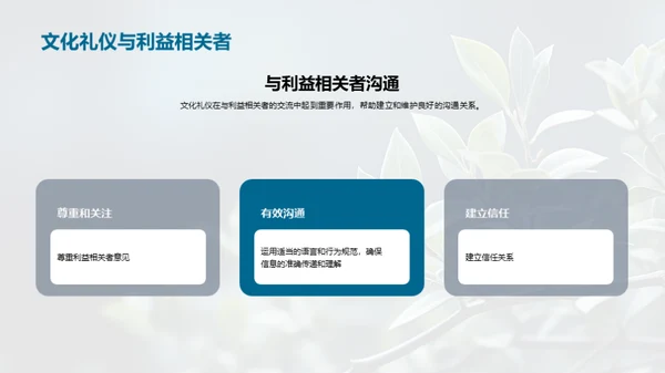 绿色公益的礼仪魅力