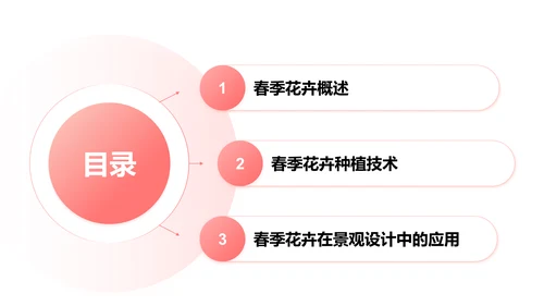 粉色实景风春季花卉主题汇报PPT模板