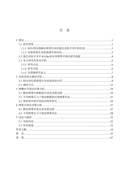 R134a制冷剂微型直管喷嘴内流动特性的可视化研究.docx