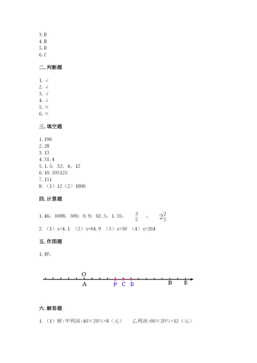 巴中地区小升初数学测试卷精品含答案.docx