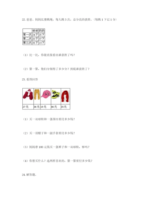 小学二年级数学应用题50道附答案（完整版）.docx
