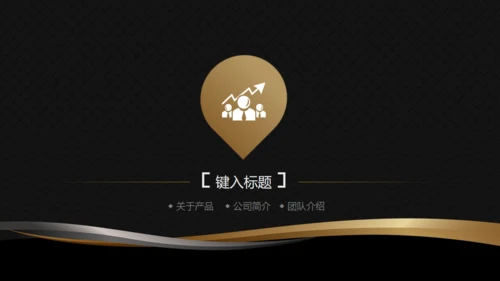 高端黑金商务商业计划书通用PPT模版