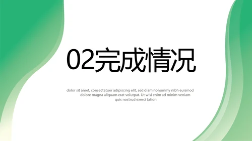绿色清新转正述职报告年终总结PPT动态模板