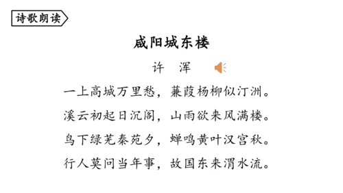 部编版九年级语文上册  第六单元 课外古诗词诵读（二）课件(共67张PPT)