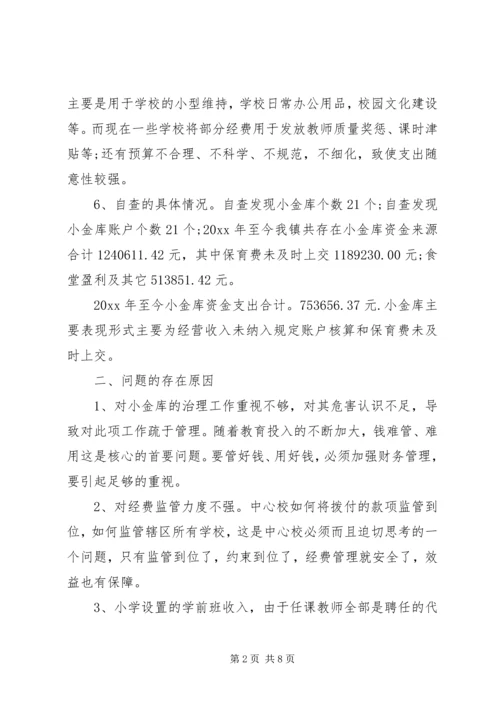 乡镇小金库自查报告范文某年.docx