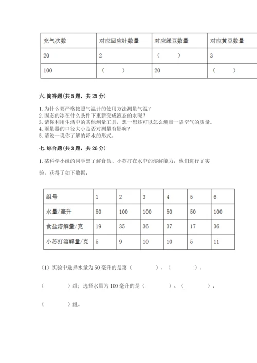 教科版三年级上册科学期末测试卷精品【黄金题型】.docx