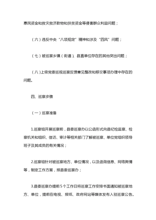 县委巡察工作方案.docx