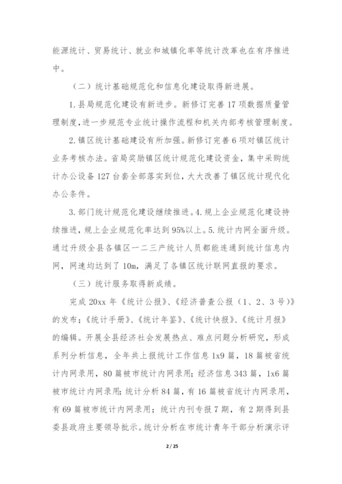 乡镇统计工作年度工作总结6篇.docx