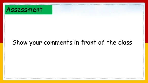 Module 2 My family Unit 4 Promotion and Assessment