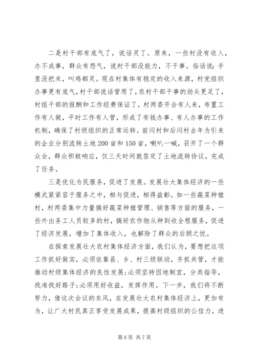 发展壮大农村集体经济动员会发言稿.docx