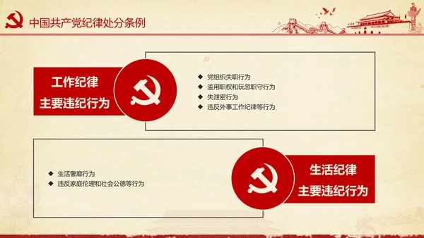大气党政党员干部党建知识应知应会学习教育ppt模板