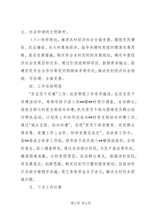 双百双助活动开展工作落实情况汇报 (4).docx