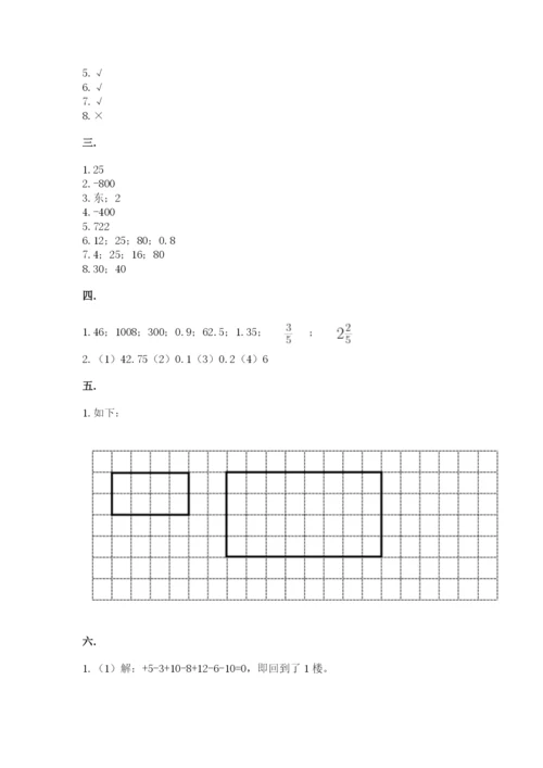 苏教版数学小升初模拟试卷含答案【培优】.docx