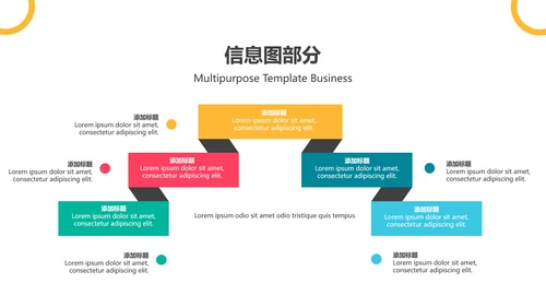 欧美风抽象创意版式公司简介商务PPT模板