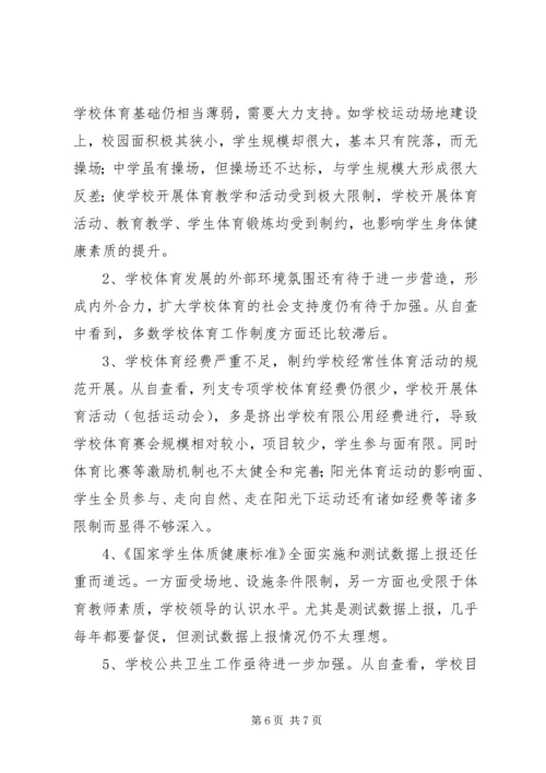 学校体育卫生工作自查报告范文 (3).docx