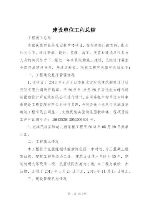 建设单位工程总结 (4).docx