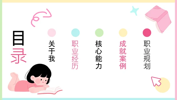 插画拼贴风创意设计师职业介绍PPT模版