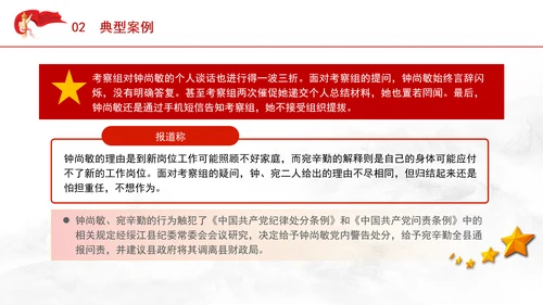 党支部反面教材违反组织纪律案例剖析党课材料PPT