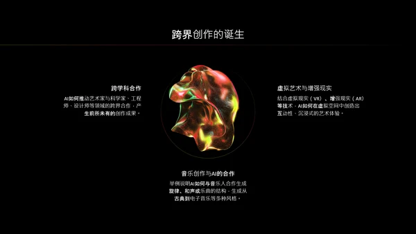 红绿色潮流风人工智能介绍PPT模板