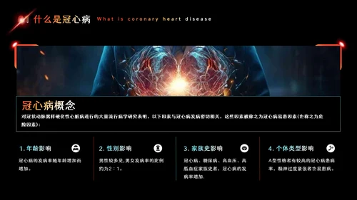 预防心血管疾病冠状动脉硬化PPT模板