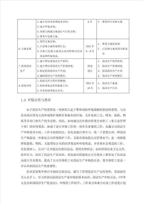 09南康市众鑫矿业有限公司清洁生产审核报告lyhyx